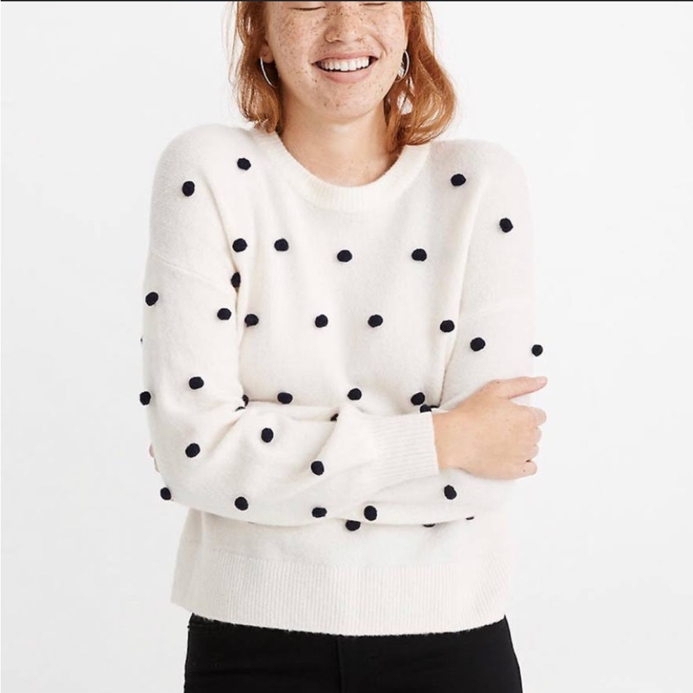 Madewell polka dot sweater